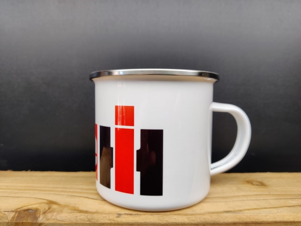 CASE IH Emaille Tasse